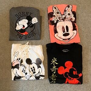 Disney Mickey & Minnie Mouse Tees (Bundle)